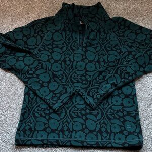 Floral Zip-Up Women’s Top